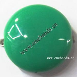 Solid Acrylic Beads,Flat Round 16mm,Sold by bag