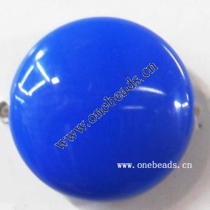 Solid Acrylic Beads,Flat Round 16mm,Sold by bag