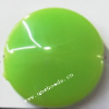 Solid Acrylic Beads,Flat Round 21mm,Sold by bag