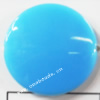 Solid Acrylic Beads,Flat Round 25mm,Sold by bag