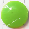 Solid Acrylic Beads,Flat Round 32mm,Sold by bag