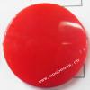 Solid Acrylic Beads,Flat Round 40mm,Sold by bag