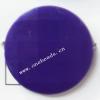 Solid Acrylic Beads,Faceted Flat Round 32mm,Sold by bag