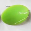 Solid Acrylic Beads,Twist Flat Oval 25x35mm,Sold by bag