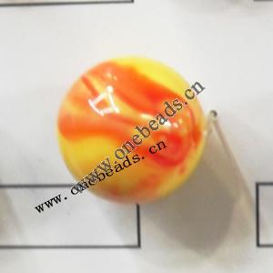 Solid Acrylic Beads,Faceted Round 20mm,Sold by bag