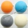 Acrylic Bead, Frosted Surfaced Solid,Round, 10mm, Sold by Bag