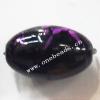 Painted Acrylic Beads,Oval,12x18mm,Sold by bag