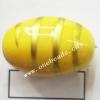 Painted Acrylic Beads,Oval,20x30mm,Sold by bag