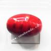 Painted Acrylic Beads,Oval,20x30mm,Sold by bag