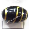 Painted Acrylic Beads,Oval,20x30mm,Sold by bag