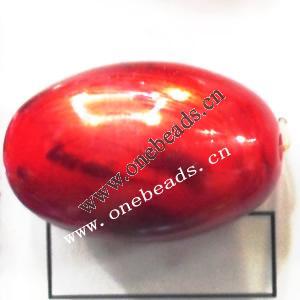 Painted Acrylic Beads,Oval,20x30mm,Sold by bag