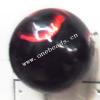 Painted Acrylic Beads,Round,20x20mm,Sold by bag