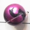 Painted Acrylic Beads,Round 18mm,Sold by bag