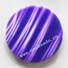 Painted Acrylic Beads,Coin 32mm,Sold by bag