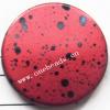 Painted Acrylic Beads,Coin 32mm,Sold by bag