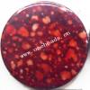 Painted Acrylic Beads,Coin 40mm,Sold by bag