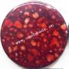 Painted Acrylic Beads,Coin 40mm,Sold by bag