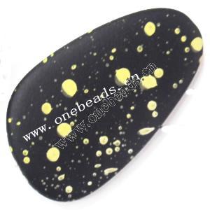 Punctate Acrylic Beads,Nugget 33x56mm,Sold by bag