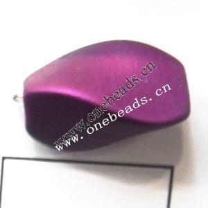 Colorful Acrylic Beads,Twist 10x16mm,Sold by bag