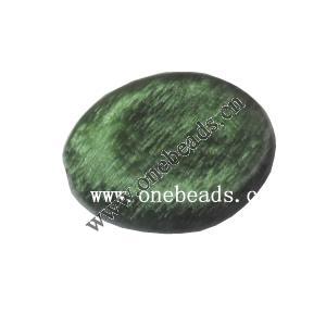 Glitter Acrylic Beads Flat Oval 20x24mm Sold by bag