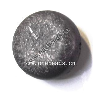 Glitter Acrylic Beads Flat Round 12x22mm Sold by bag