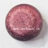 Glitter Acrylic Beads Flat Round 12x22mm Sold by bag