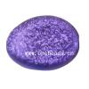 Glitter Acrylic Beads Flat Oval 20x24mm Sold by bag