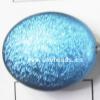 Glitter Acrylic Beads Flat Oval 23x29x14mm Sold by bag