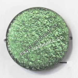 Glitter Acrylic Beads Coin 25mm Sold by bag