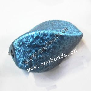 Glitter Acrylic Beads Twist 20x30mm Sold by bag