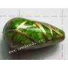 Spray-Painted Acrylic Beads,Teardrop 14x17mm,Hole:1mm Sold by bag