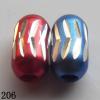 Aluminum Beads Tambourin-shaped Free-leads 15x8mm Sold per pkg of 500