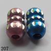 Aluminum Beads Diamond-Cut gourd Free-leads 8x15mm Sold per pkg of 500