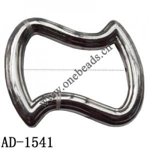 Jewelry findings CCB plastic beads imitated platinum plated 46x36mm hole=1mm Sold per bag