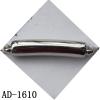 Jewelry findings, CCB plastic beads, imitated platinum plated Bar 40.5x7mm hole=2mm Sold per bag