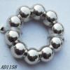 Jewelry findings, CCB plastic Beads, imitated platinum plated, Dount 14mm Sold by Bag