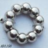 Jewelry findings, CCB plastic Beads, imitated platinum plated, Dount 14mm Sold by Bag