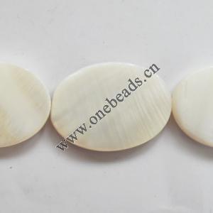 Shell beads,Flat Oval 18x24mm Sold per16-inch strand