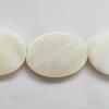 Shell beads,Flat Oval 18x24mm Sold per16-inch strand