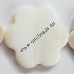 Shell beads,Flower 26mm Sold per16-inch strand