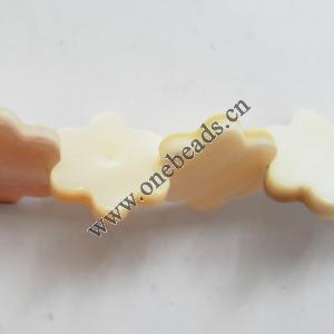 Shell beads,Flower 13mm Sold per16-inch strand