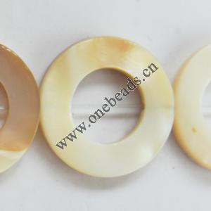 Shell beads,Donut OD=18mm ID=9mm Sold per16-inch strand