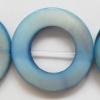 Shell beads,Donut OD=20mm ID=10mm Sold per16-inch strand