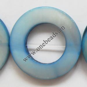 Shell beads,Donut OD=20mm ID=10mm Sold per16-inch strand