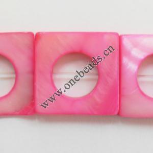 Shell beads,Square 20x20mm Sold per16-inch strand