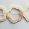Shell beads,Flower 30x30mm Sold per16-inch strand