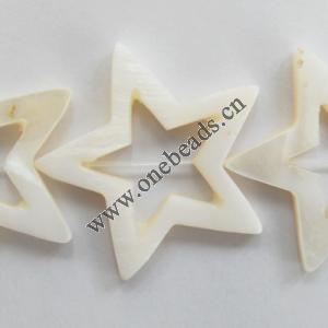 Shell beads,Star 29x29mm Sold per16-inch strand