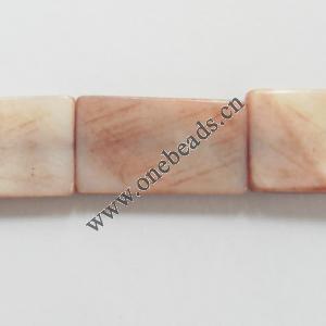 Shell beads,Rectangle 30x20mm Sold per16-inch strand