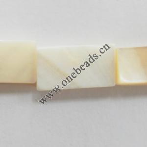 Shell beads,Rectangle 12x20mm Sold per16-inch strand