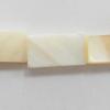 Shell beads,Rectangle 12x20mm Sold per16-inch strand